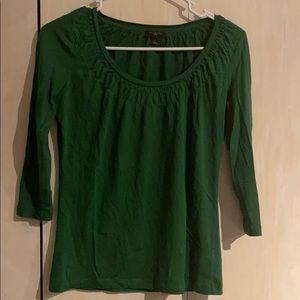 Talbots green long sleeve shirt